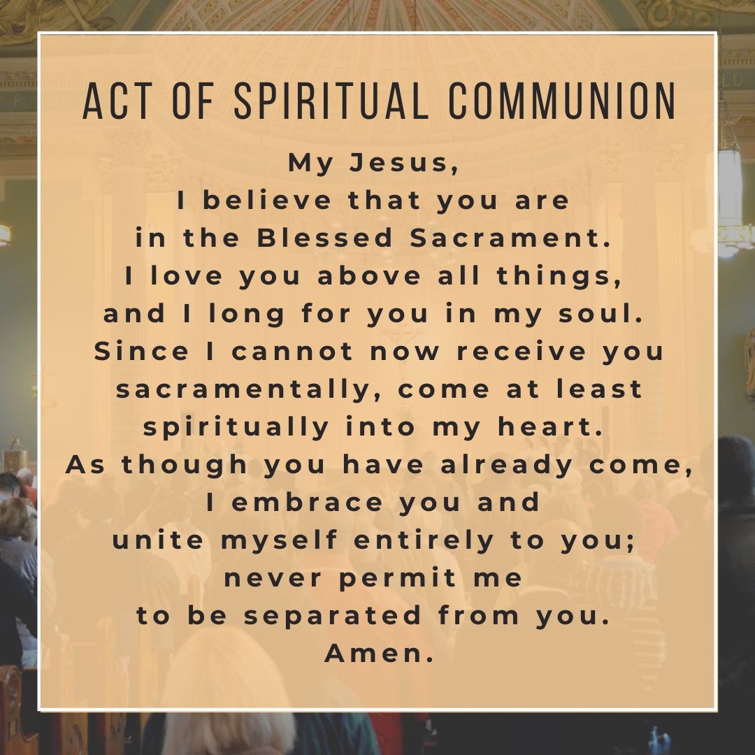 Communion act spiritual