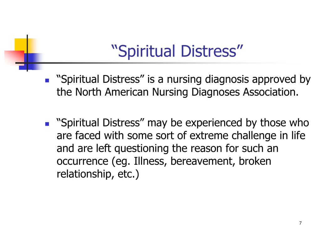 Palliative patients distress defining