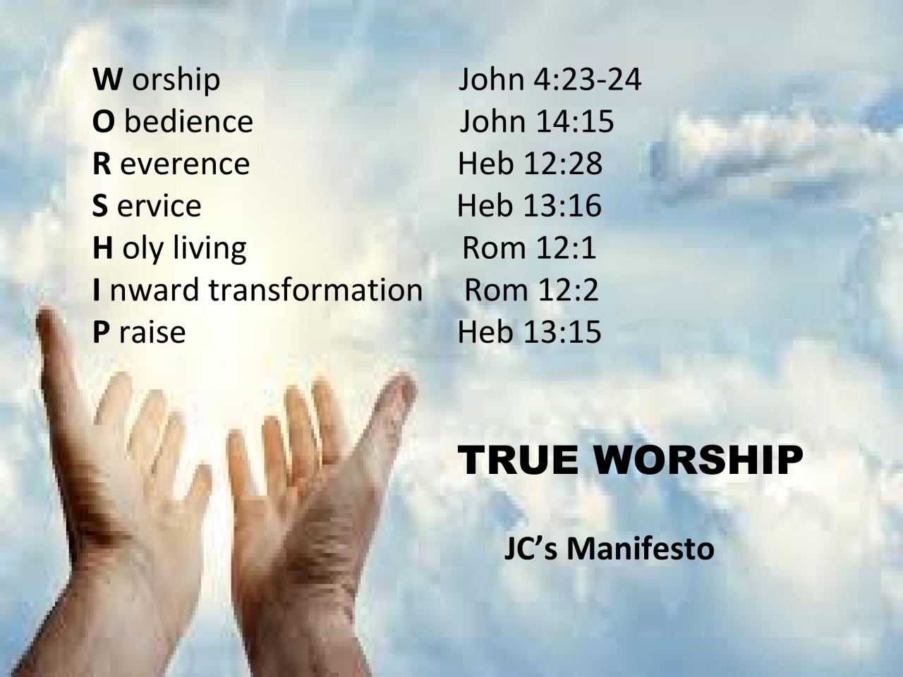 Worship biblical definition purpose ppt powerpoint presentation